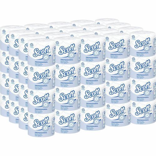 Essential 100% Recycled Fiber SRB Bathroom Tissue, Septic Safe, 2-Ply, White, 473 Sheets/Roll, 80 Rolls/Carton